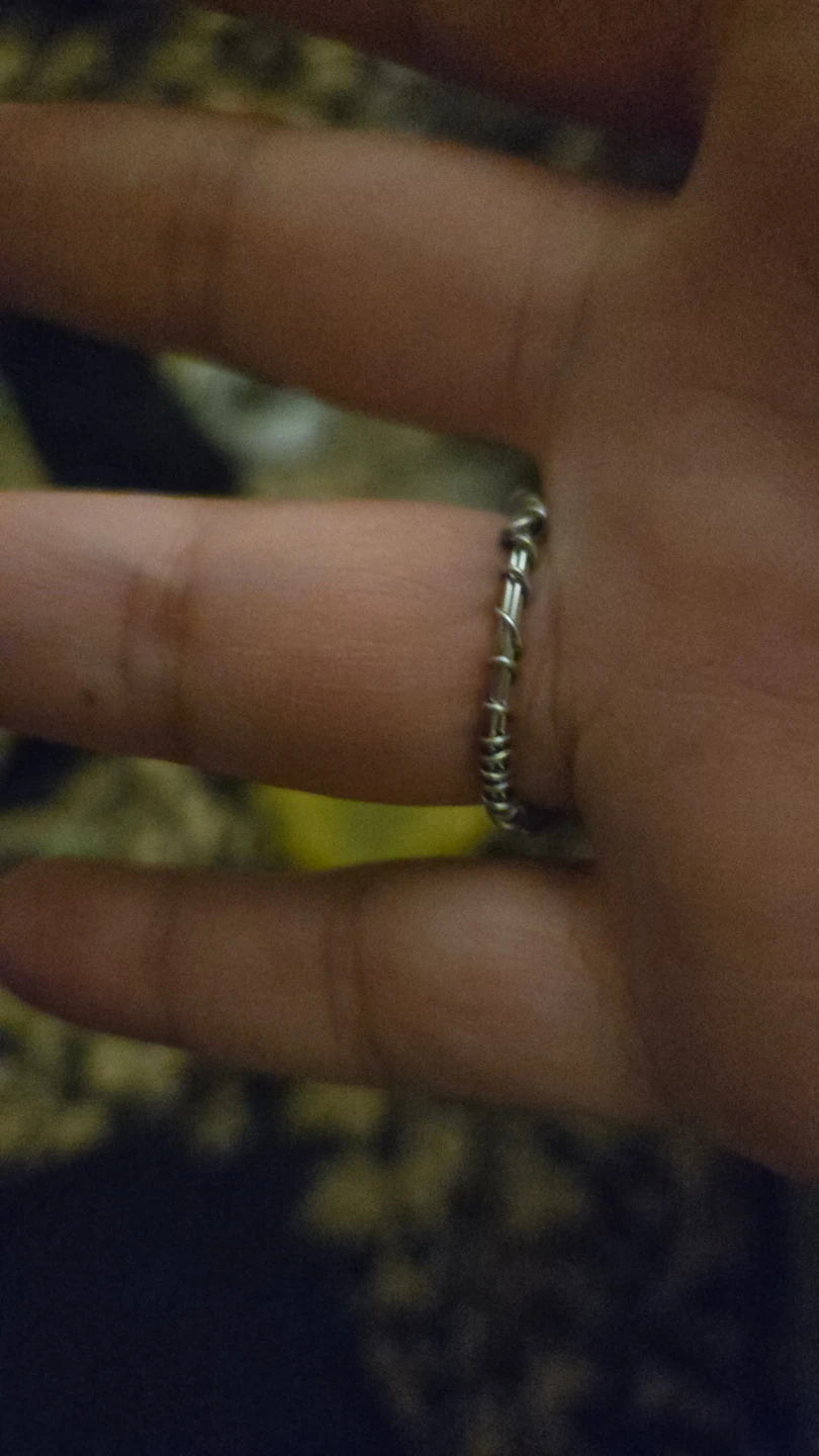 Love handmade  ring with wire size 7 - photo 3