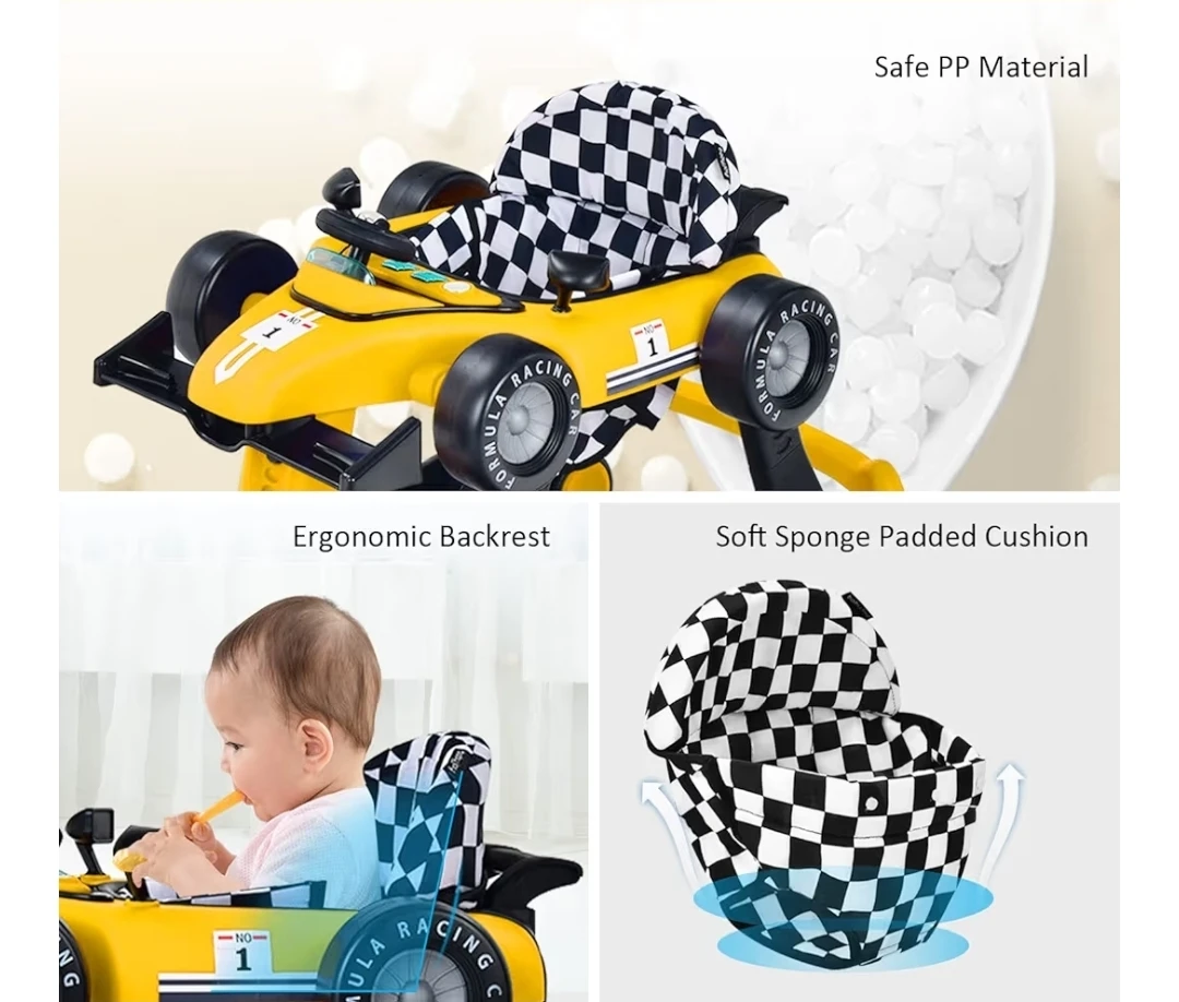 4-in-1 Baby Walker, Push Car, and Rolling Toy Car - photo 3