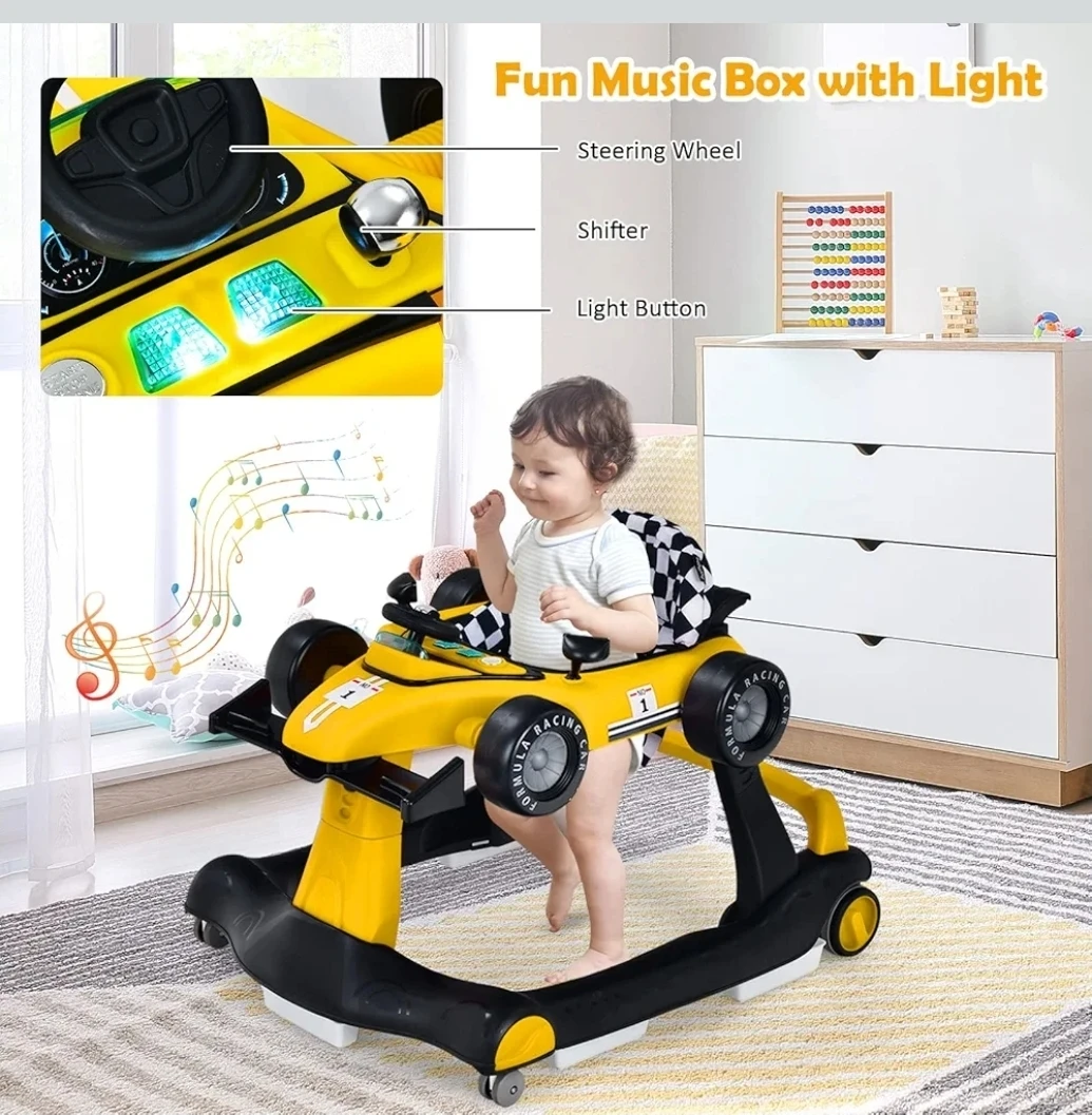 4-in-1 Baby Walker, Push Car, and Rolling Toy Car - photo 5