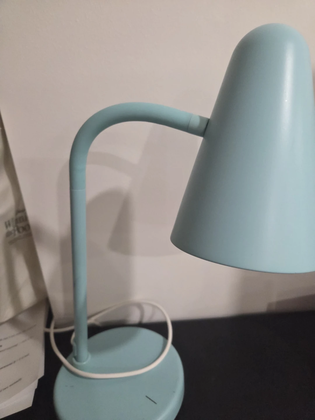 Light Blue Desk Lamp