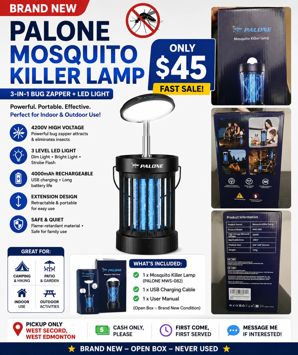 PALONE Mosquito Killer Lamp