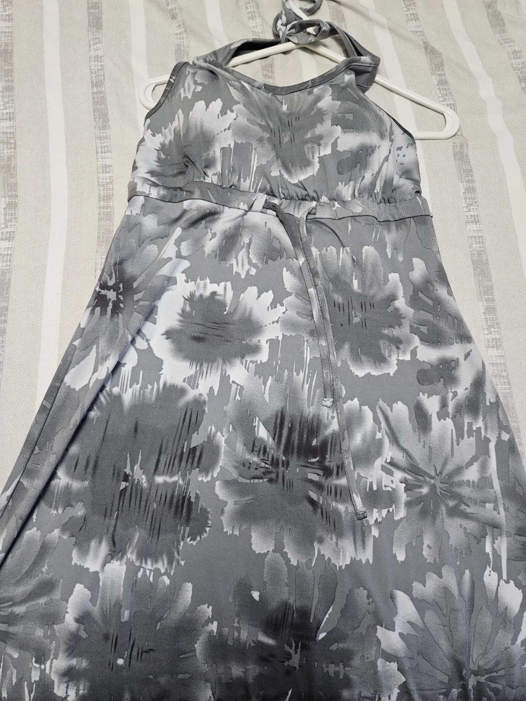 Grey floral maxi dress - photo 2