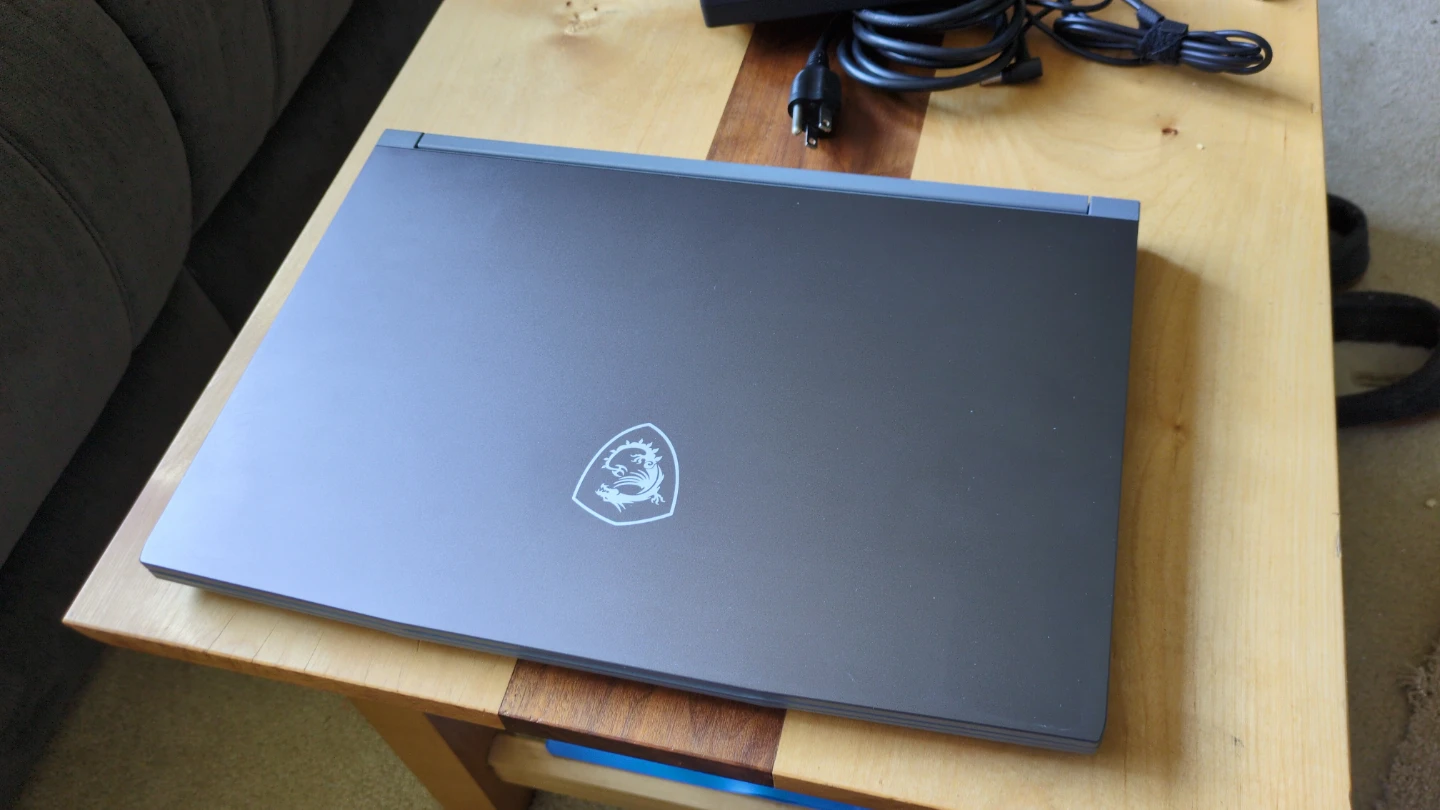 MSI thin A15 gaming laptop (READ DESCRIPTION) - photo 2