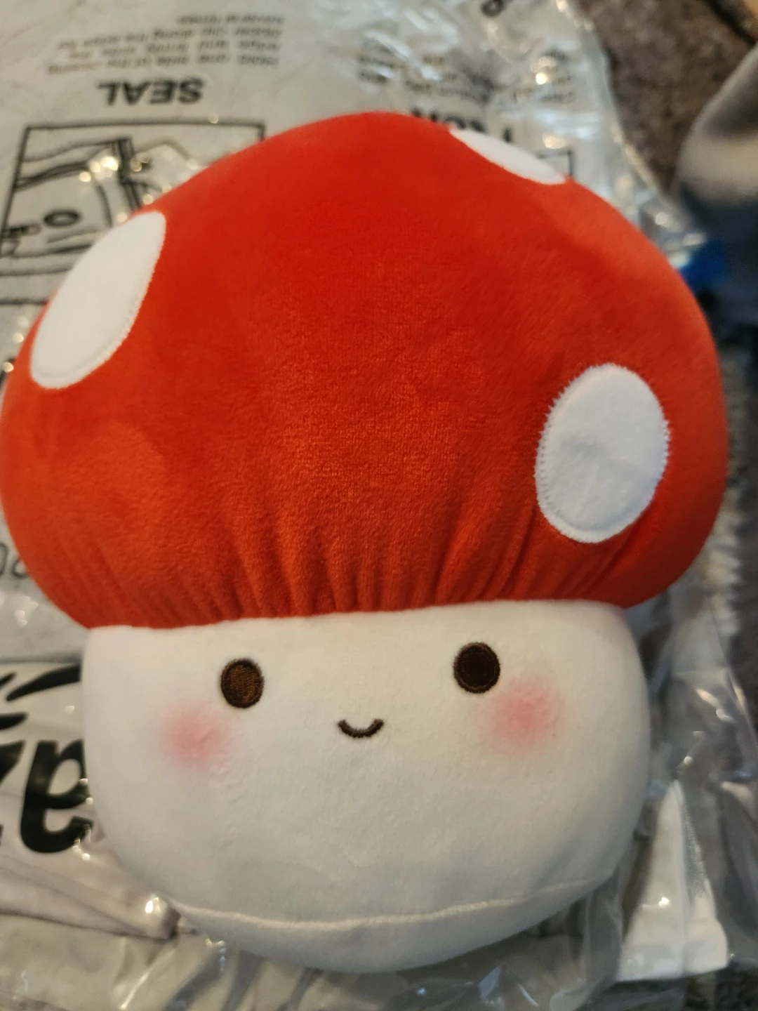 Lamp, Mushroom Plushie, cushion - photo 5