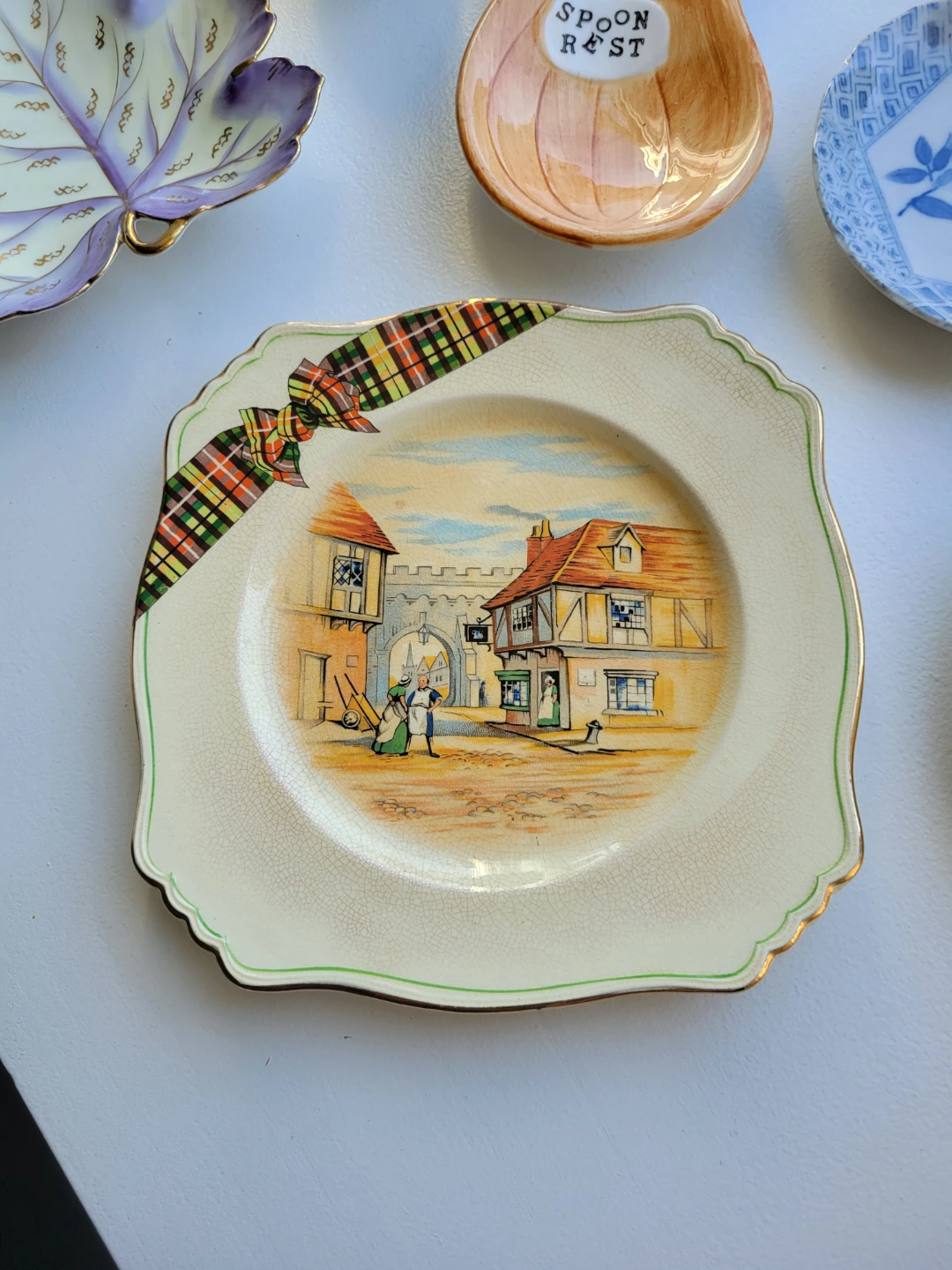 Estate Sale. Vintage Plates.Spoon Rest.  Candy dish - photo 3