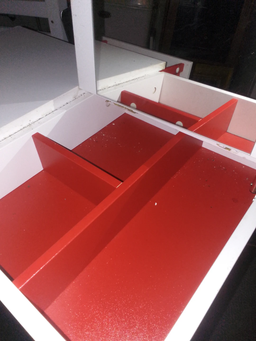 Small Kids-adult White Vanity with Mirror - photo 2