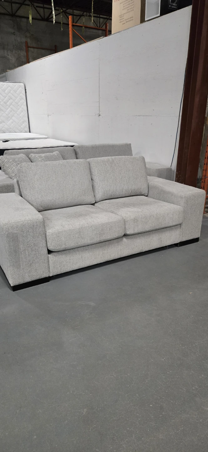 Light Grey Sofa with Pillows - photo 2