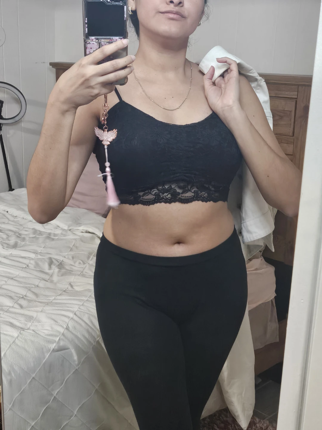 Black Lace Bralette - photo 3