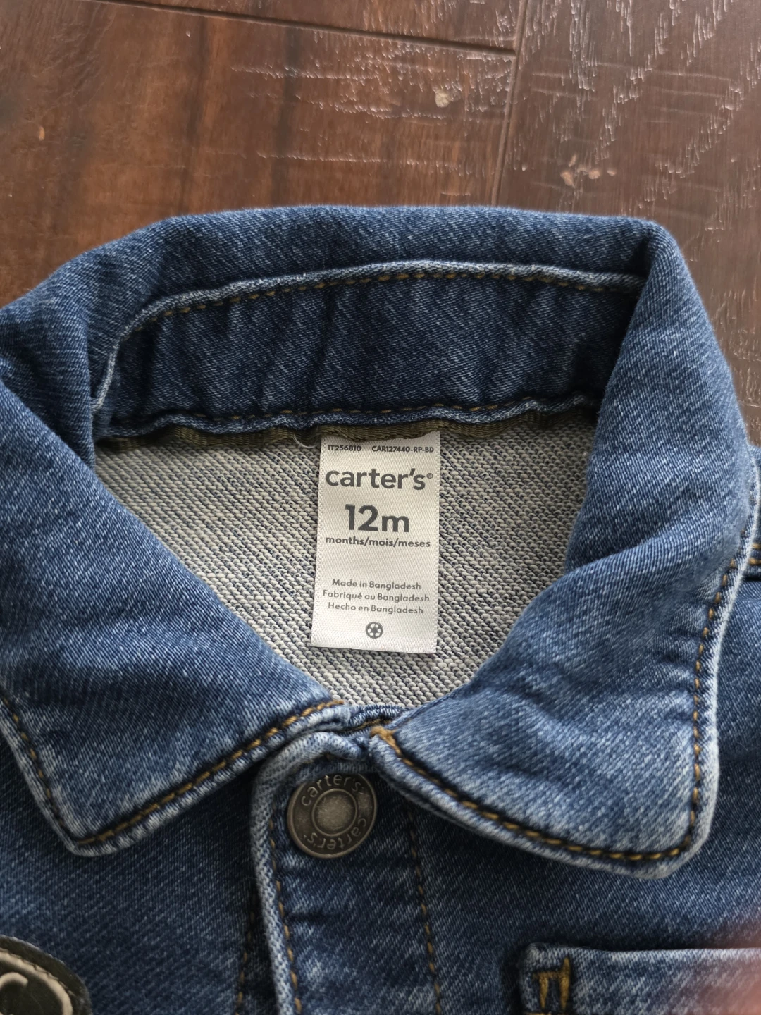 Carter's Denim Jumpsuit - 12 Months - photo 3