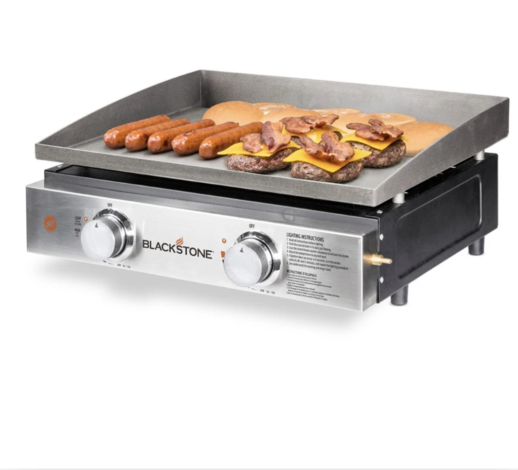 22” Blackstone 2-Burner Gas Table-Top Griddle (Unused) - photo 4