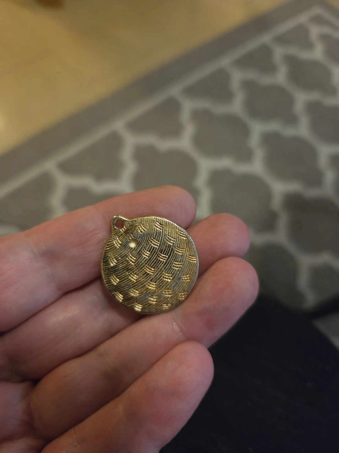 Vintage Gold Tone Decorative Charm - photo 2