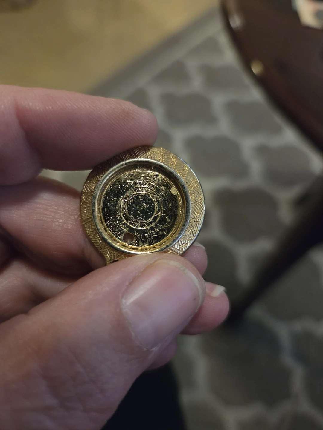 Vintage Gold Tone Decorative Charm - photo 3