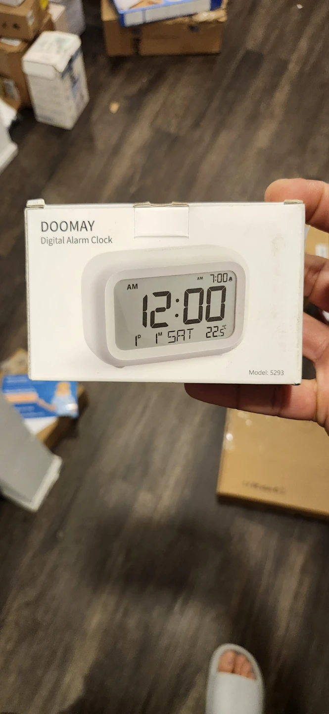 DOOMAY Digital Alarm Clock Model 5293