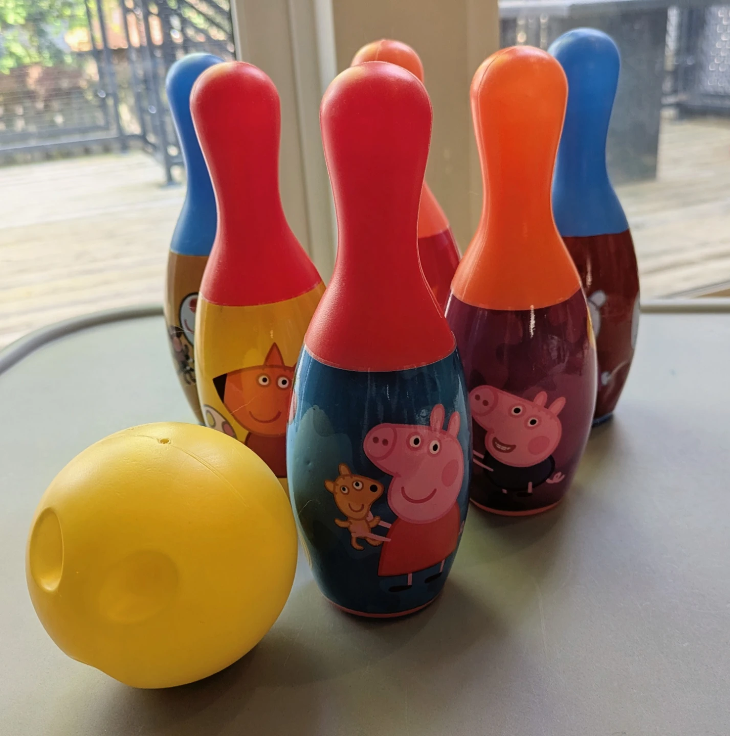 Peppa Pig Bowling Set & Infantino Stacking and Sensory Toys