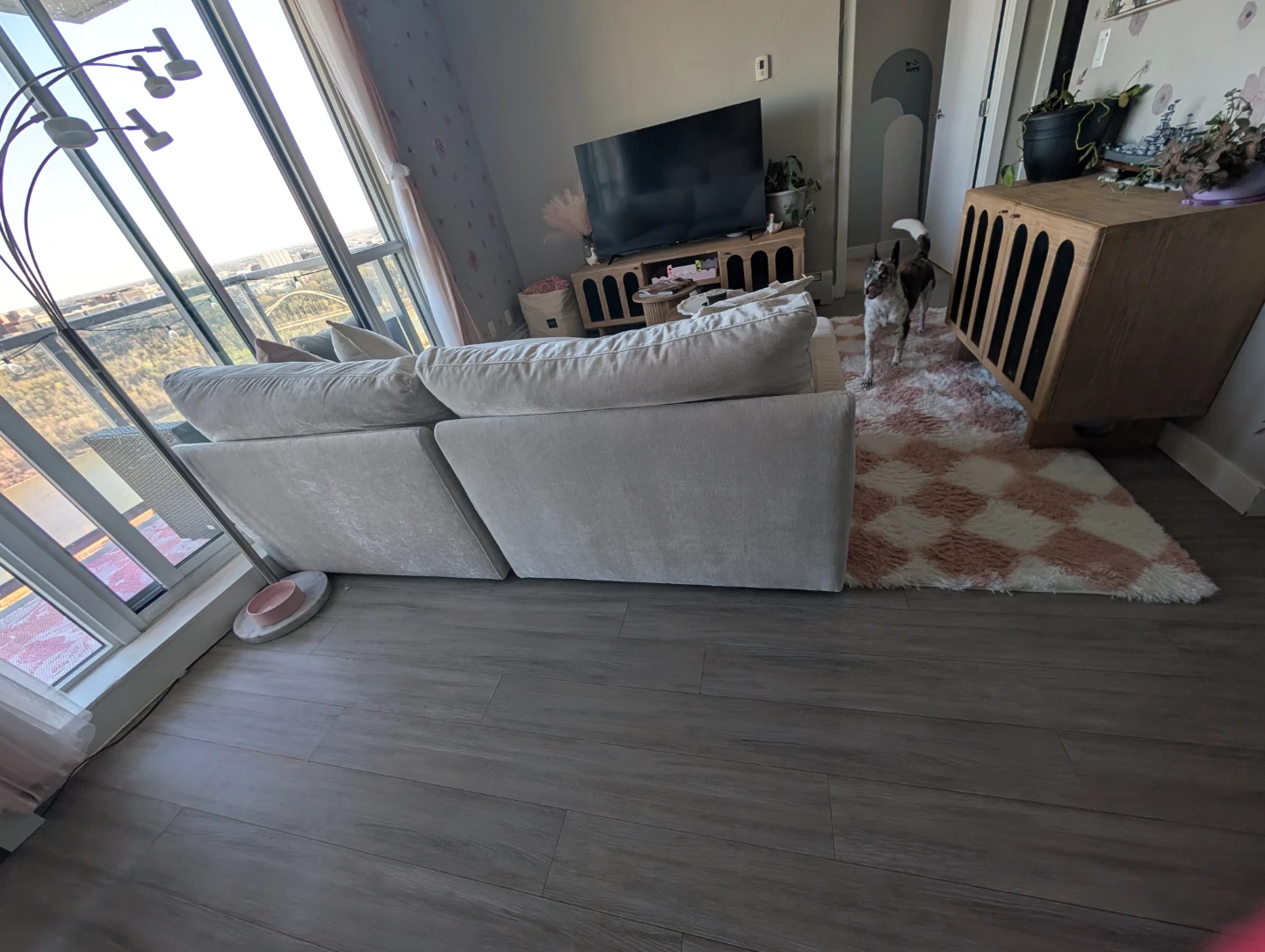 Cream modular sofa - photo 3