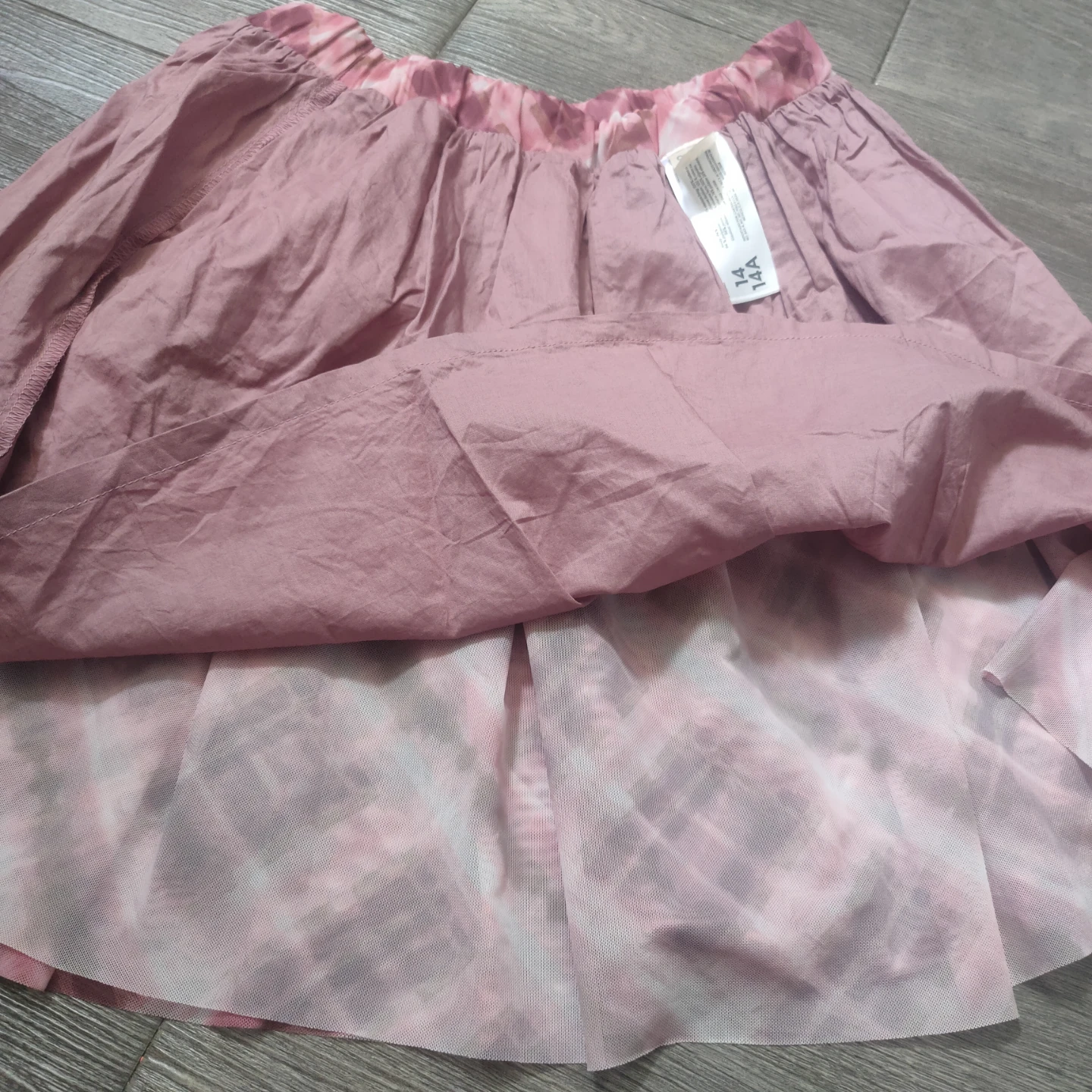 Girls Pink Tie-Dye Skirt Size 14A - photo 4