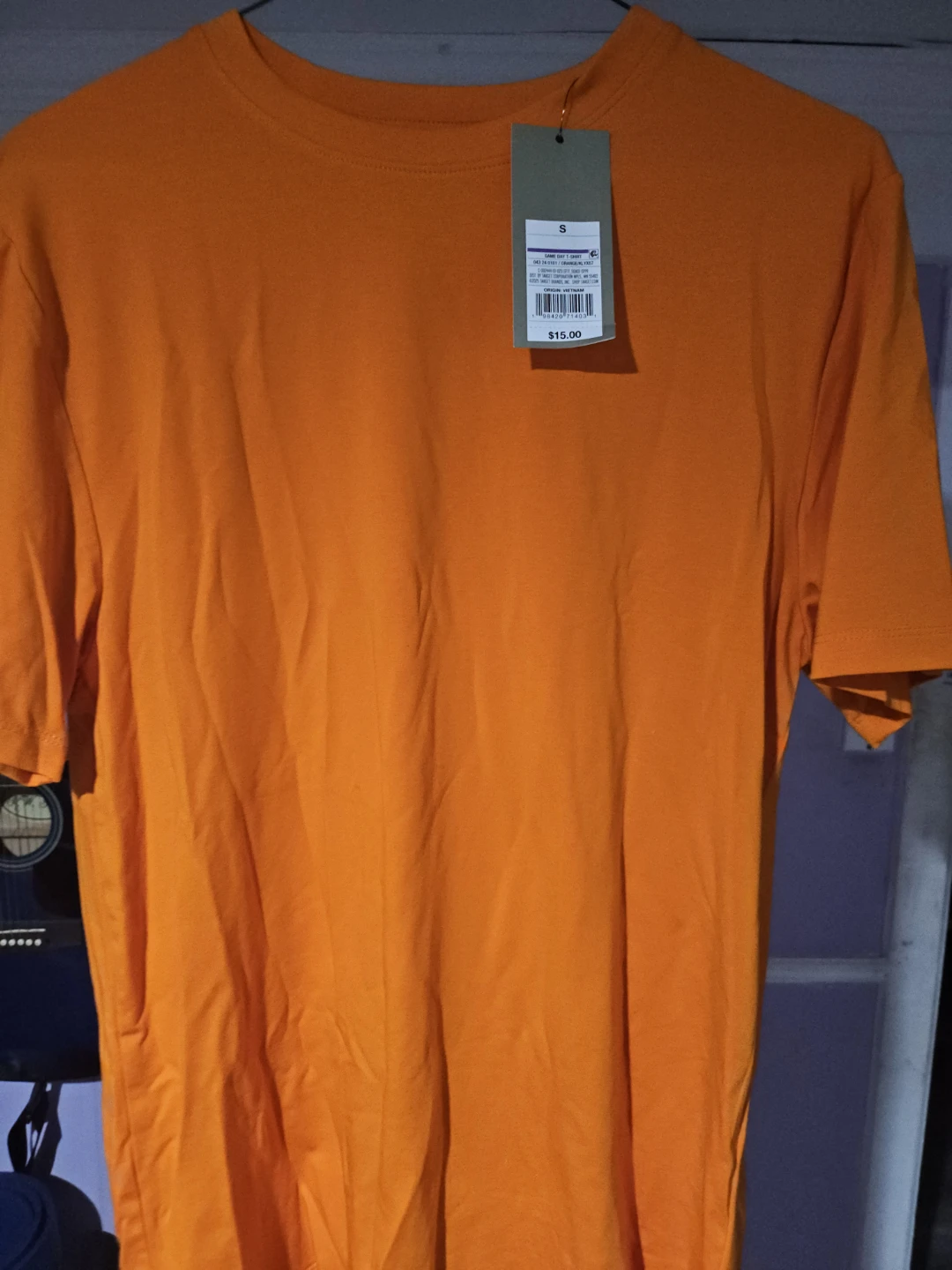 Orange Crew Neck T-Shirt