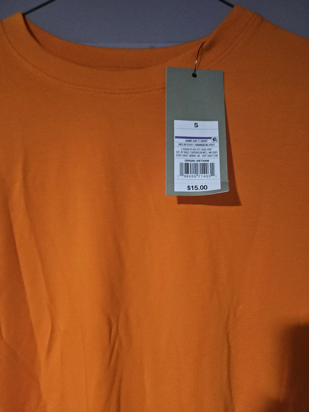Orange Crew Neck T-Shirt - photo 2
