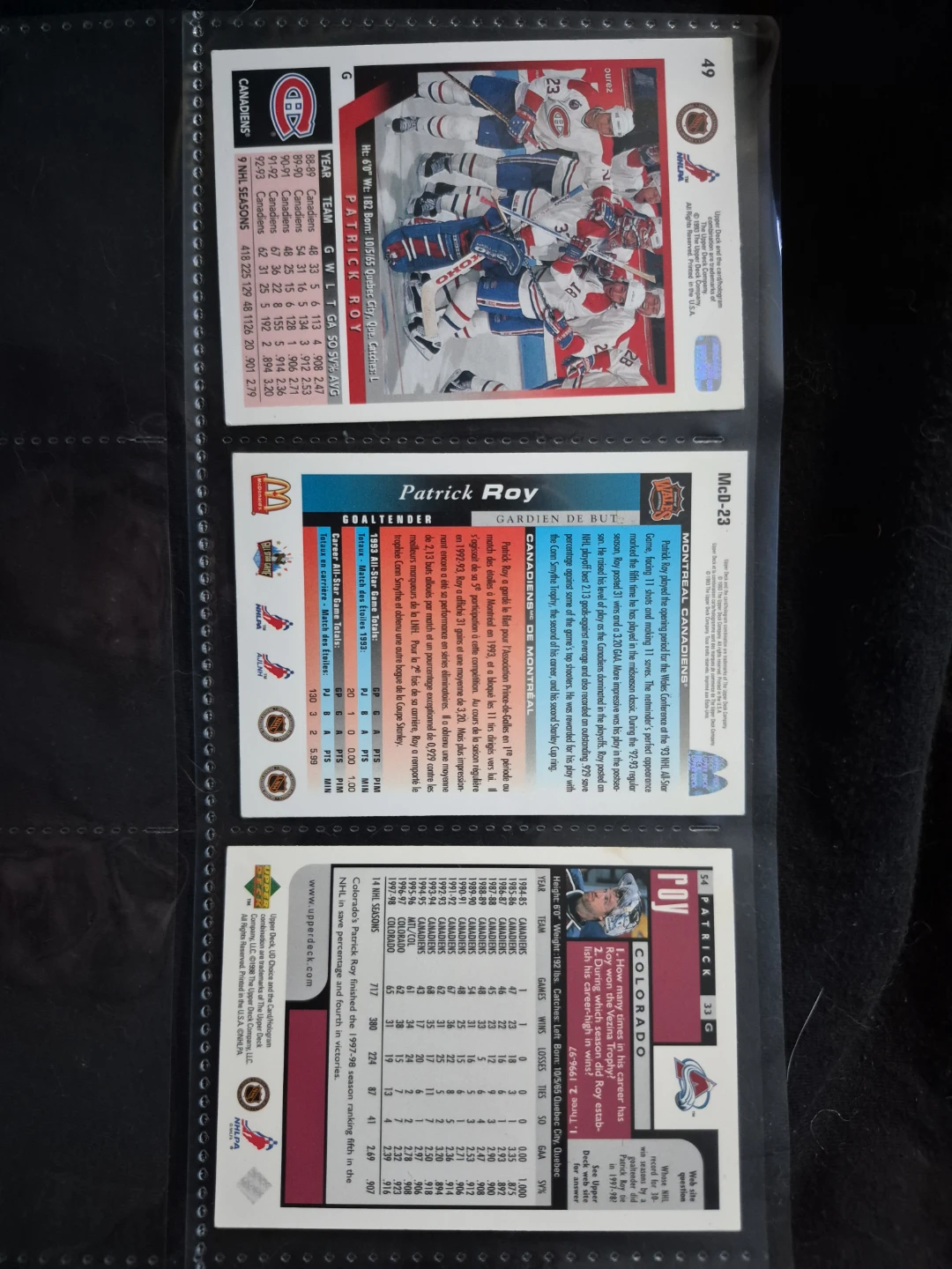 Patrick Roy Hockey Card Collection - photo 4