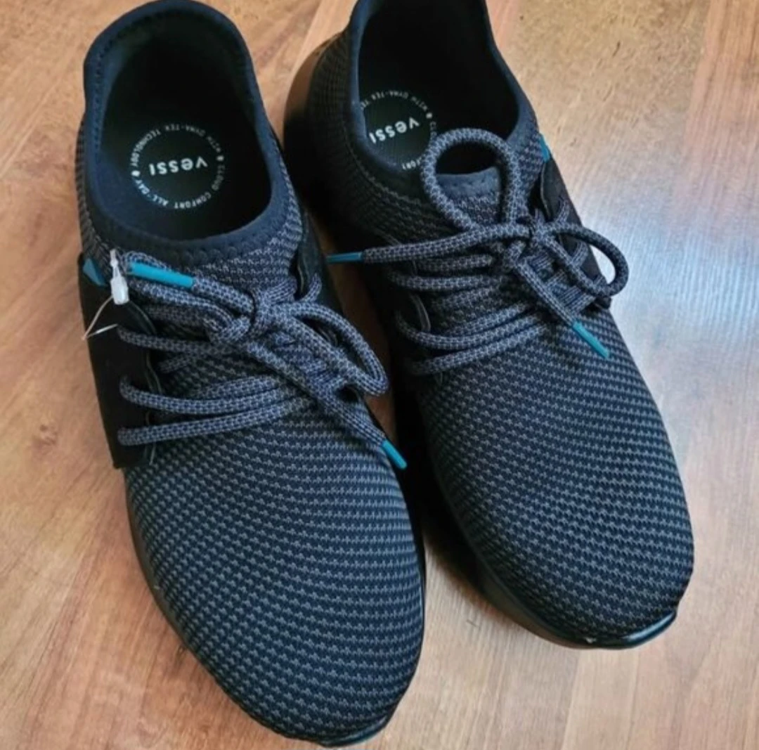 Vessi Black Knit Running Shoes - photo 2