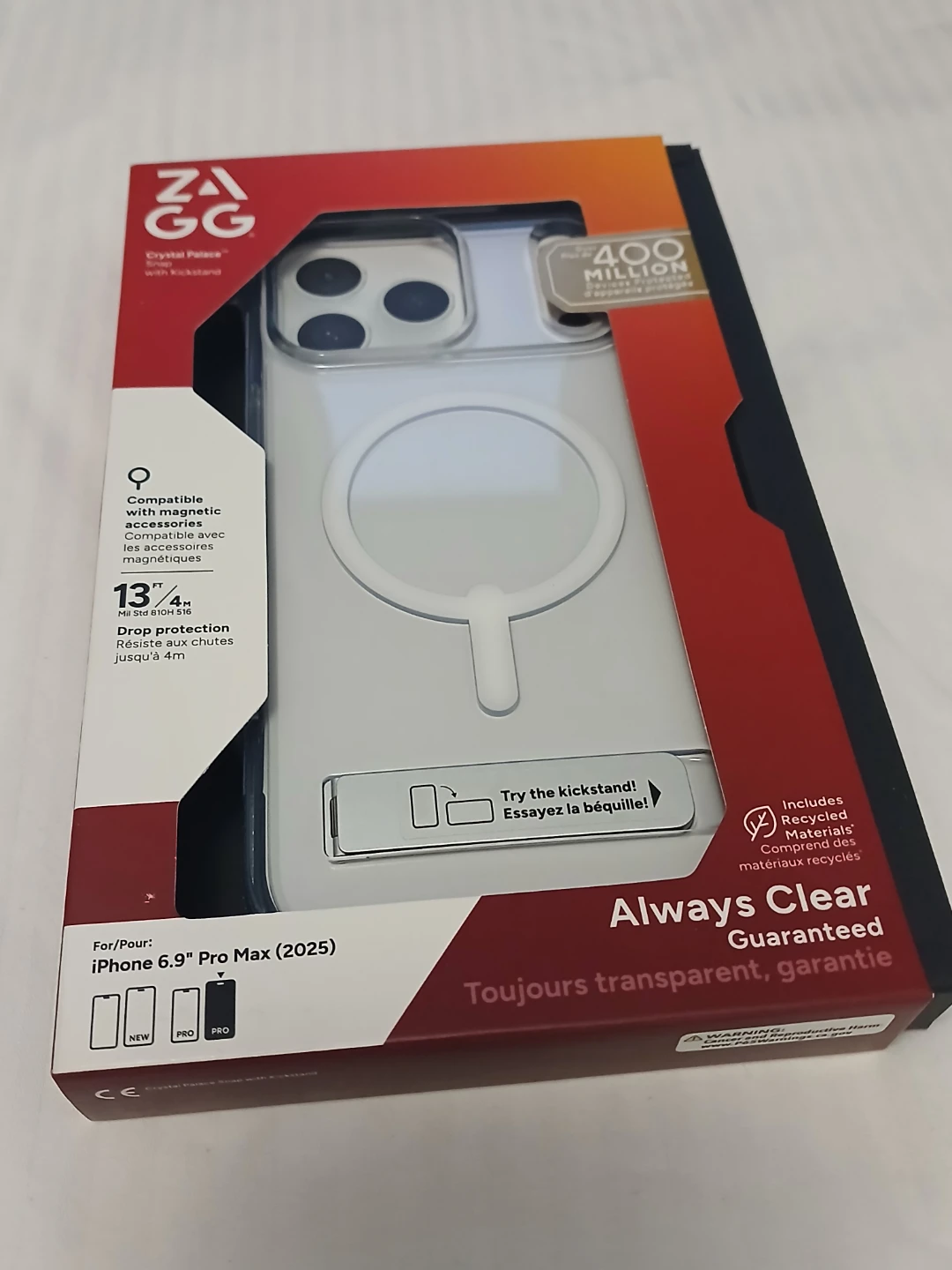 ZAGG Crystal Palace Clear Case for iPhone 17 Pro Max (2025)