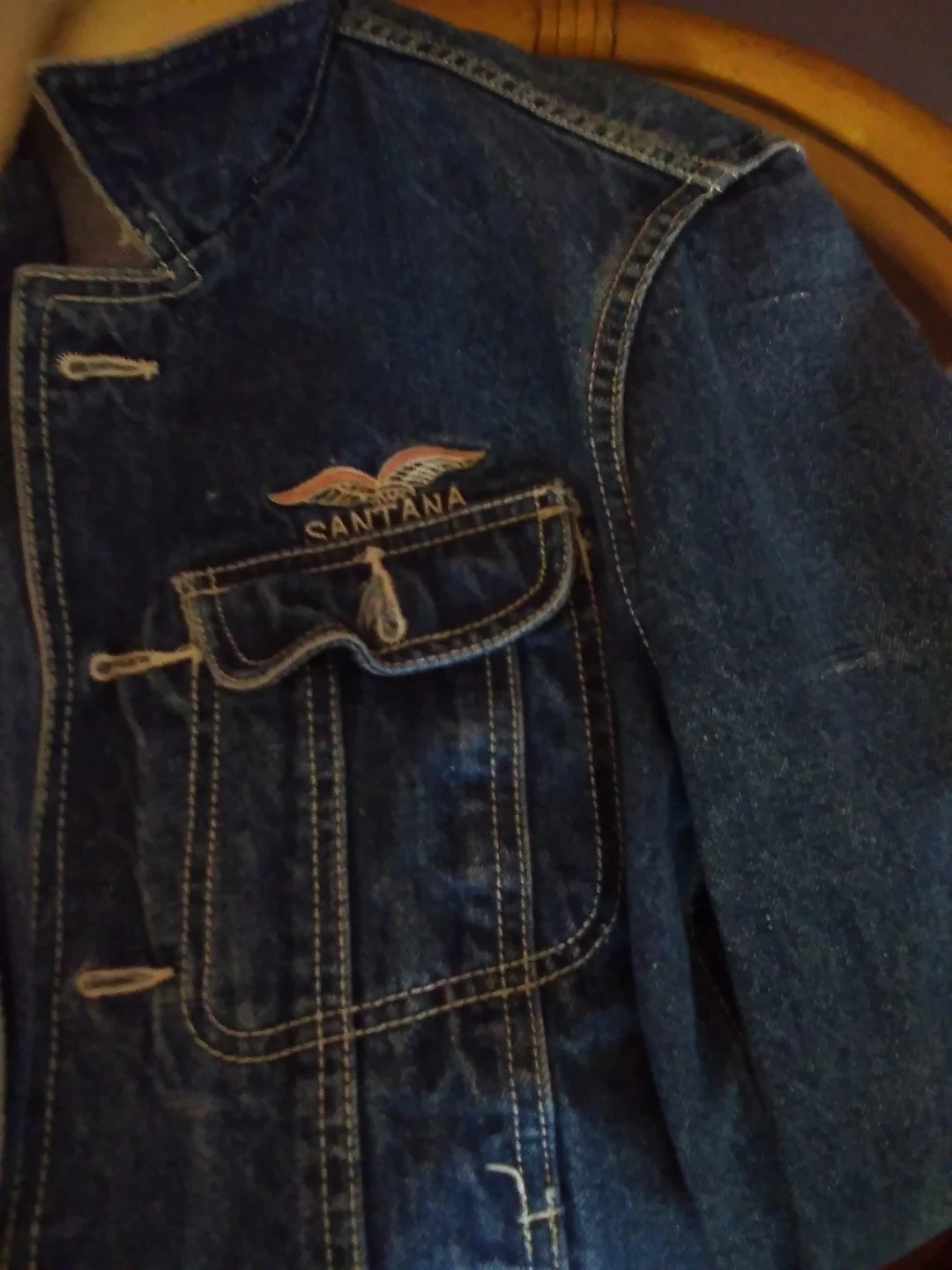 Vintage Jean Jacket.  Size Small   Santana. Exc. Condition. - photo 3
