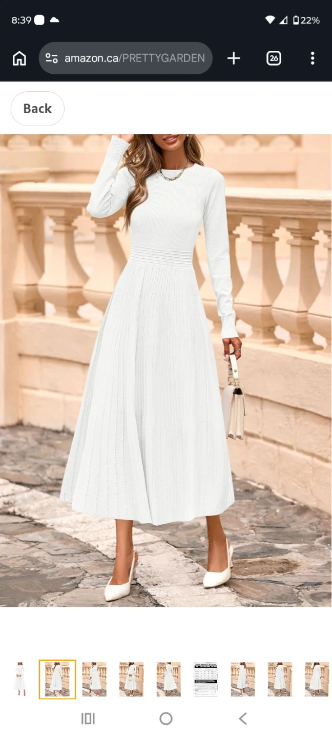 PRETTYGARDEN Women's White Long Sleeve - photo 2