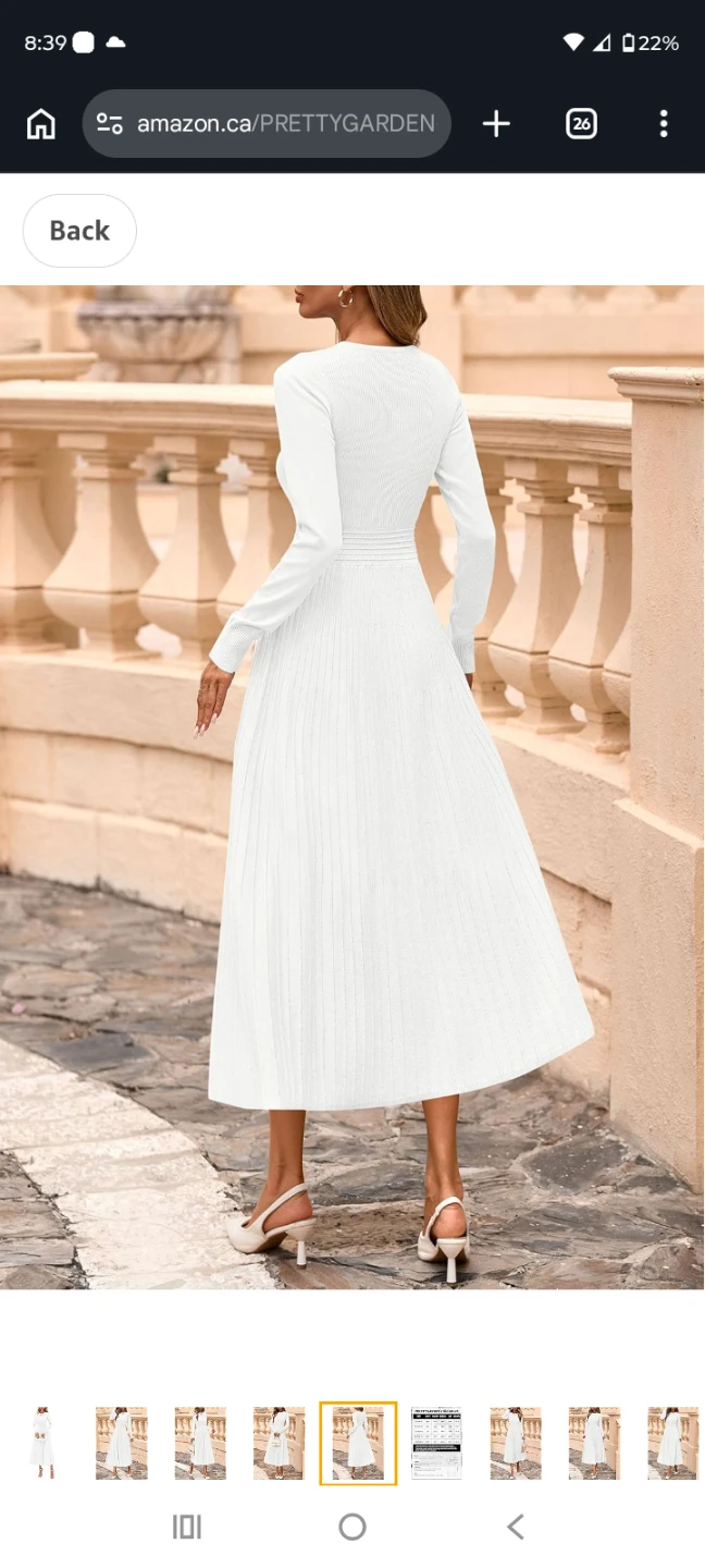 PRETTYGARDEN Women's White Long Sleeve - photo 3