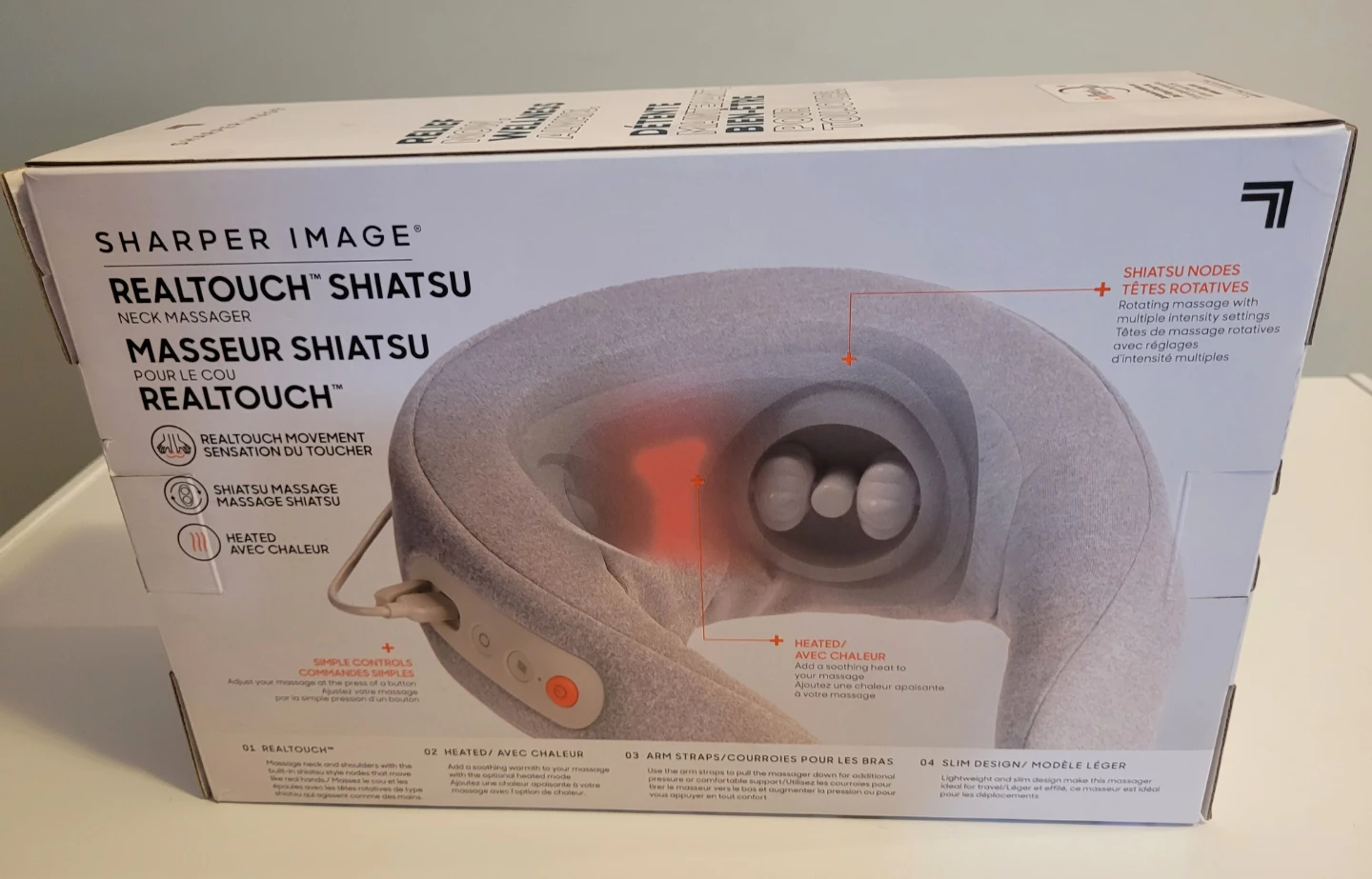 Sharper Image RealTouch Shiatsu Neck Massager - photo 2