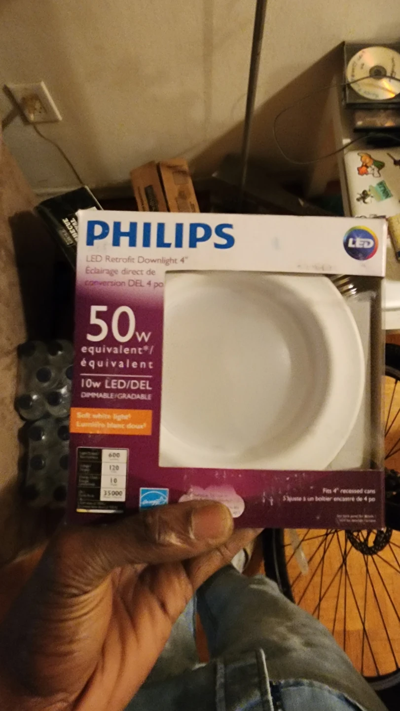 Philips LED Retrofit Downlight 4" 50W Equivalent - photo 2