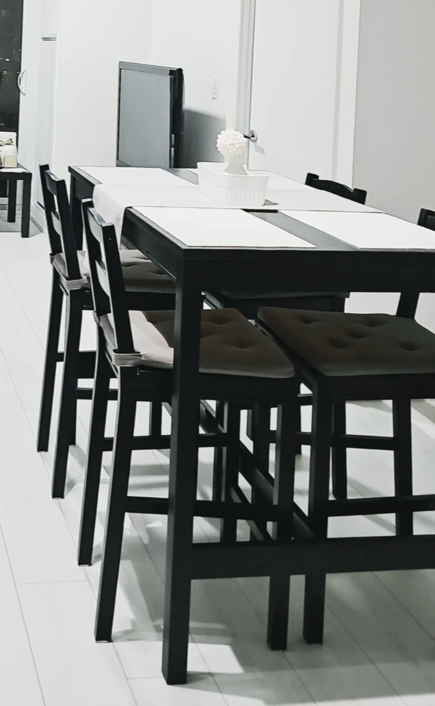 IKEA HÄGERNÄS Bar table and 4 stools - black - photo 2