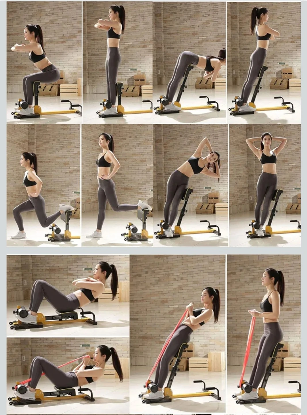Squat Assist Row Bar Commercial Fitness Trainer - photo 2