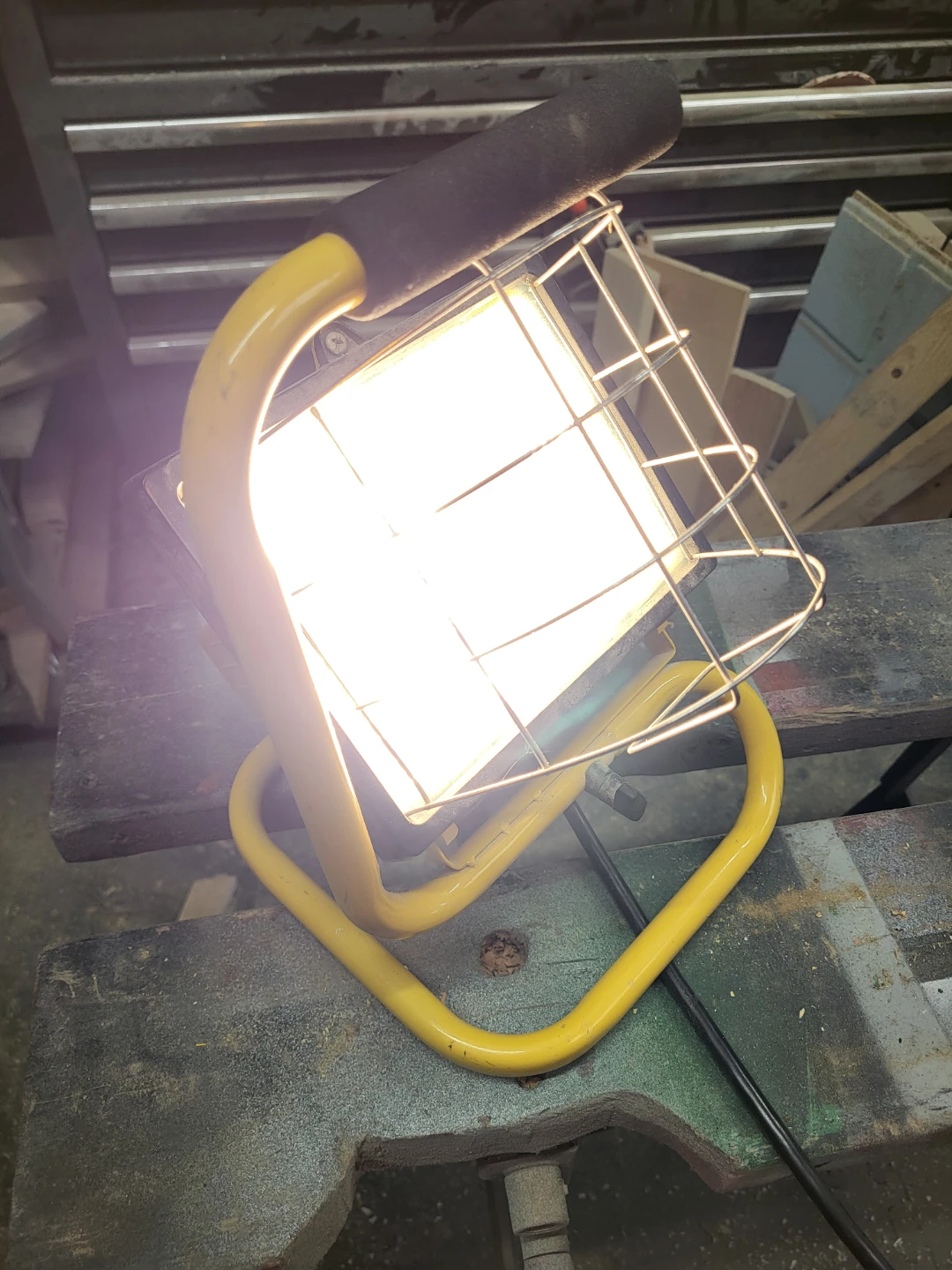 Yellow Work Light Tool
