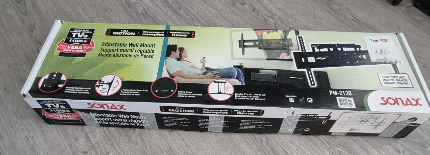 Sonax Adjustable TV Wallmount (Quick sale) - photo 3