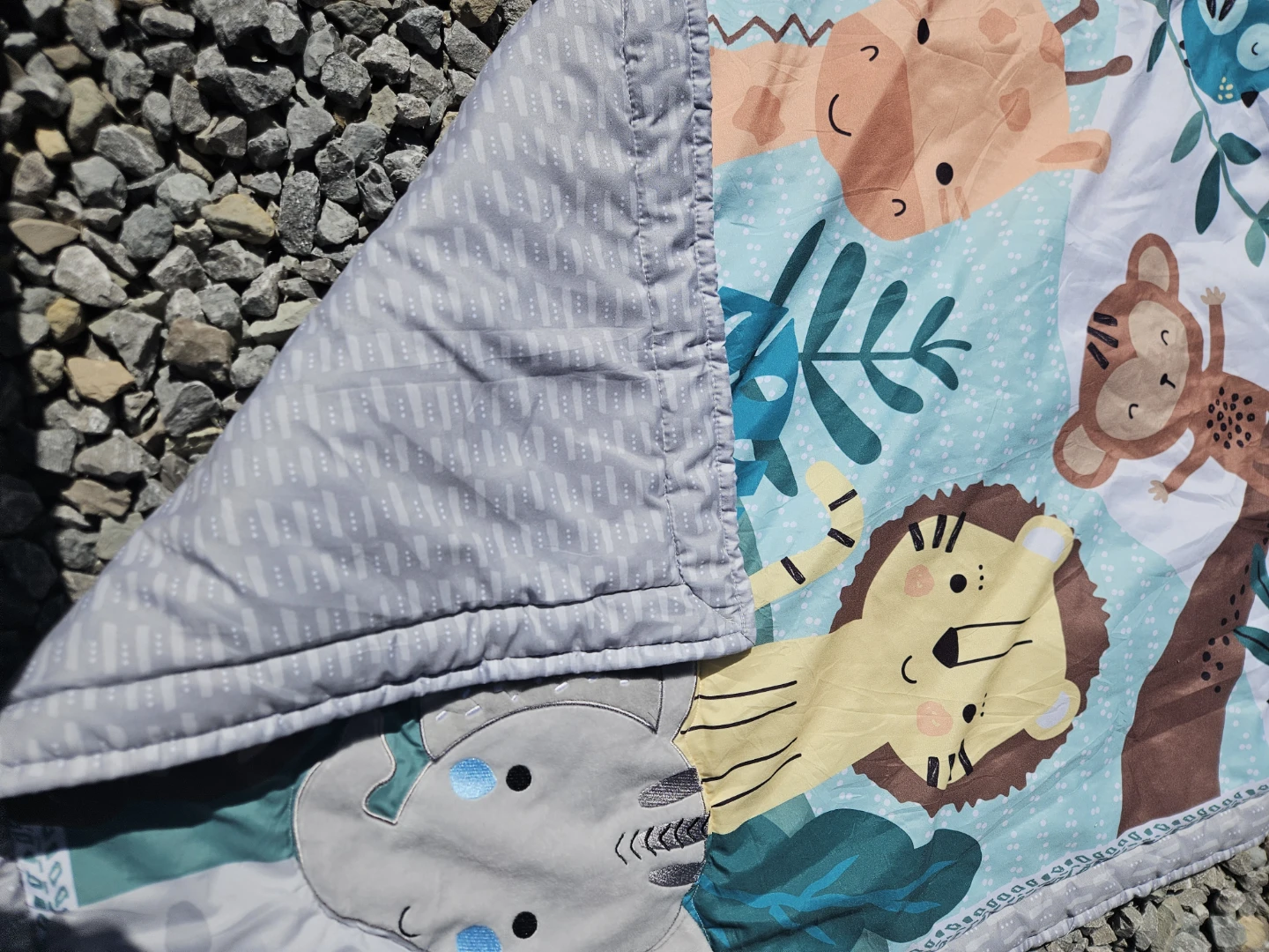 Baby Blanket with Jungle Animals - photo 2