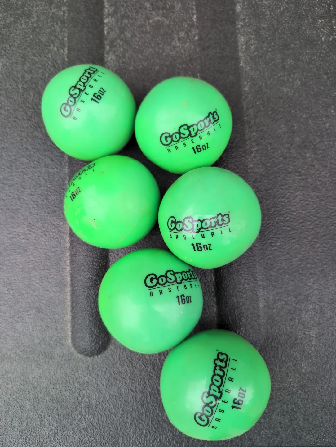 GoSports Baseball Practice Heavy Balls - 16oz (Set of 5)