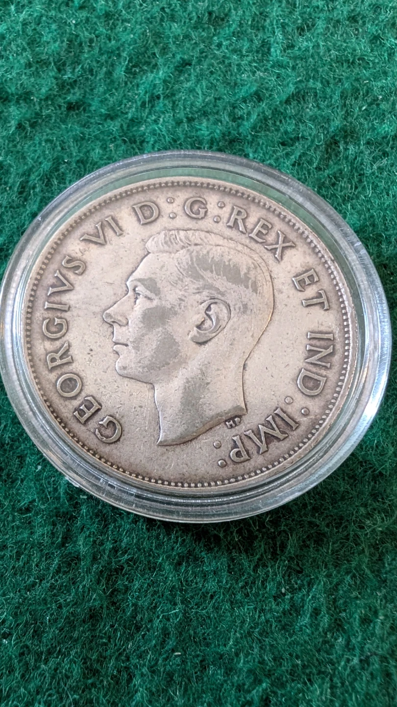 1942 Canada 50 Cents Coin