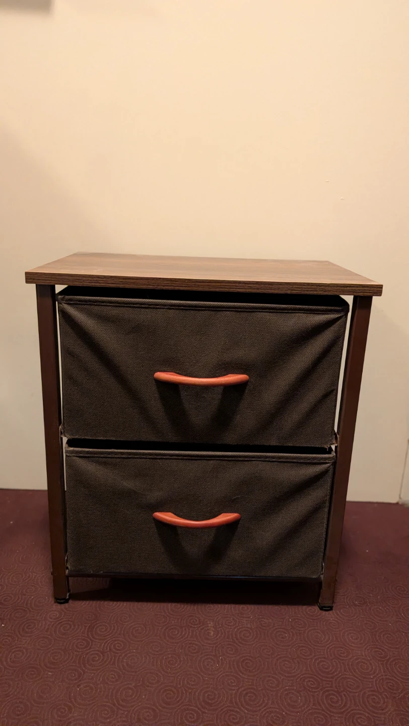 2-Drawer Fabric Storage Unit - photo 3