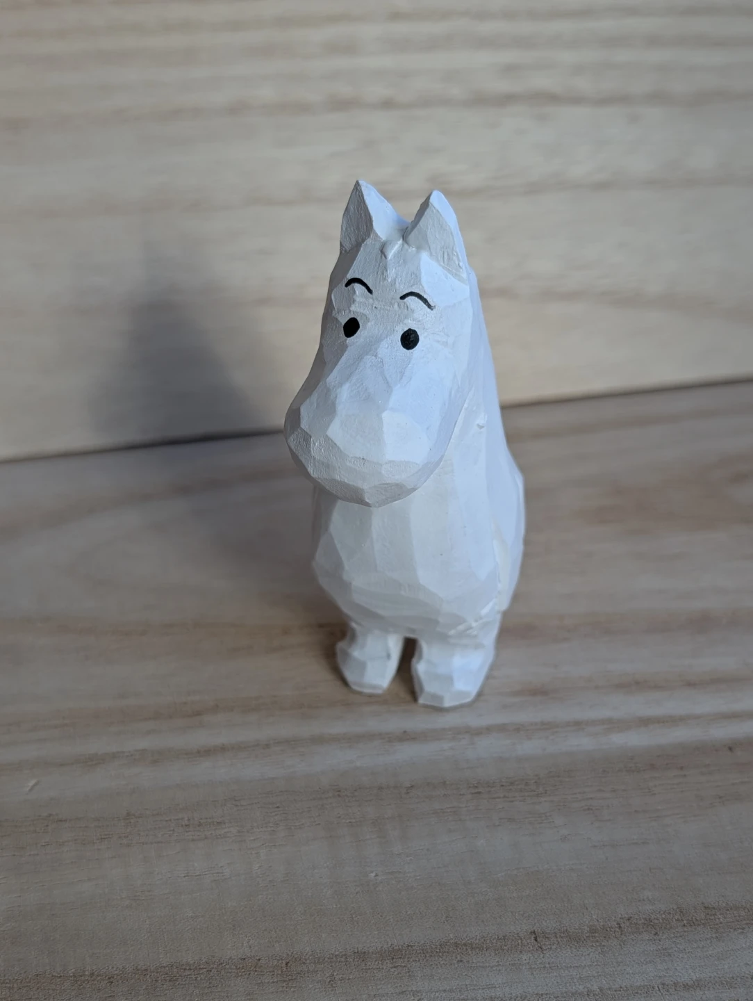Wooden moomin figurine , new, Hand-carved Moomin figure - photo 3