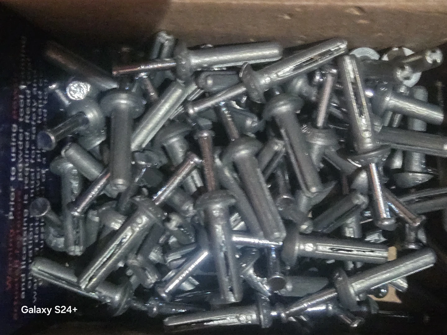 Box of Assorted Metal Anchors and Bolts - photo 5