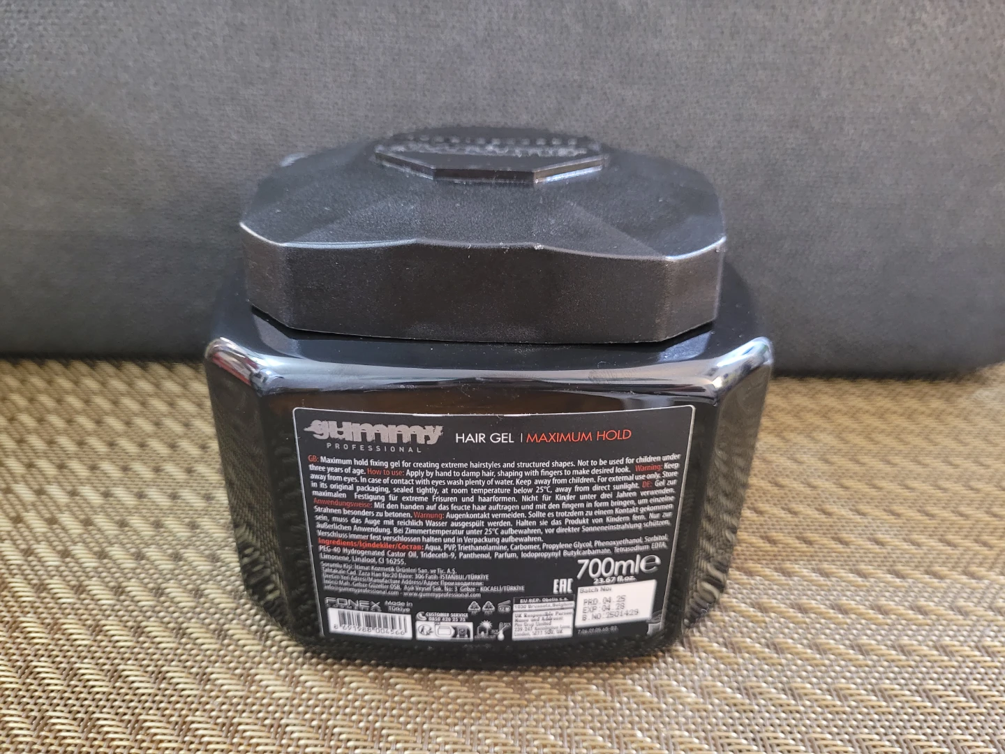 Gummy Professional Maximum Hold Hair Gel 700ml - photo 2