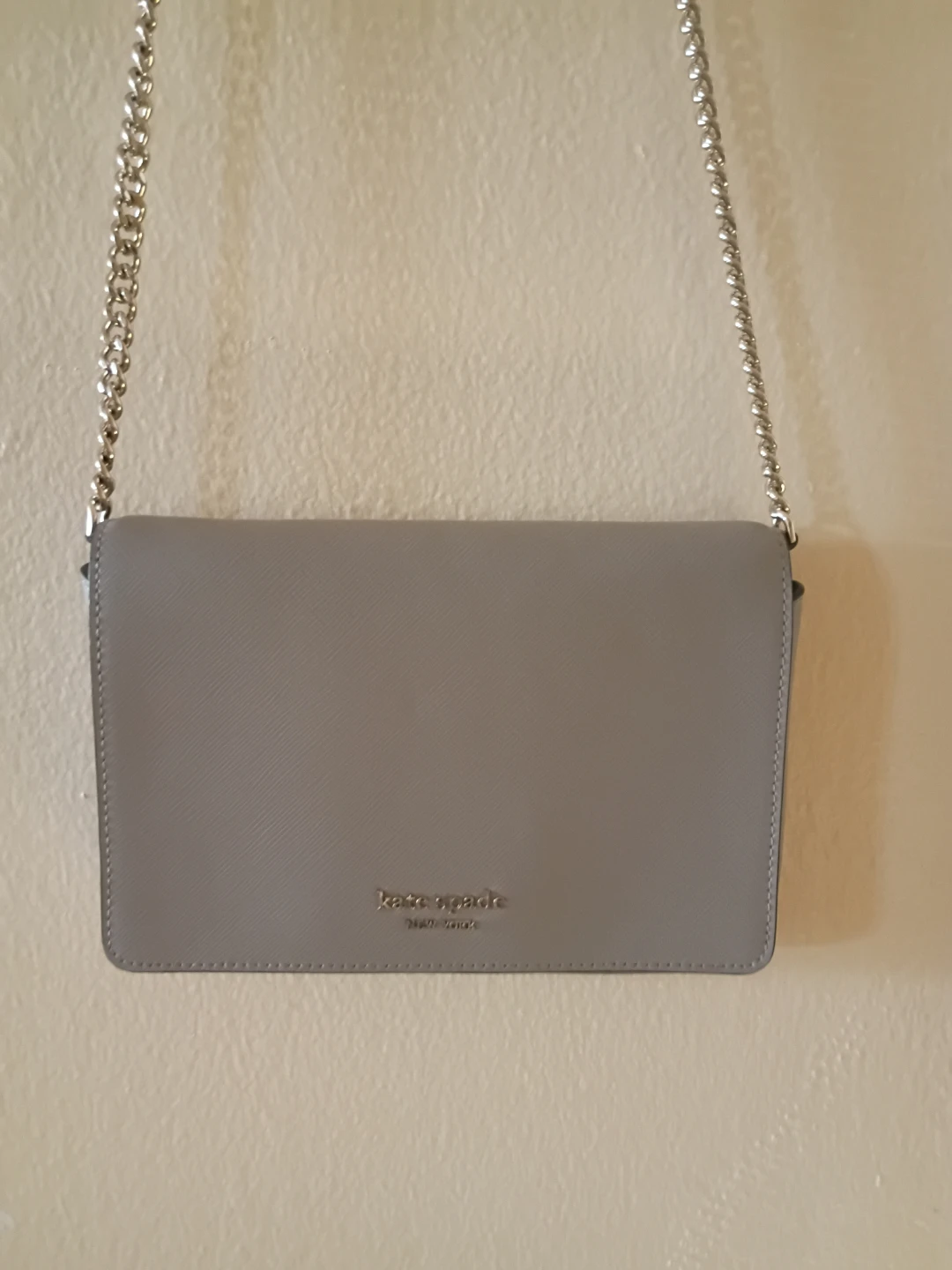 Kate Spade Grey Leather Chain Shoulder Bag - photo 2