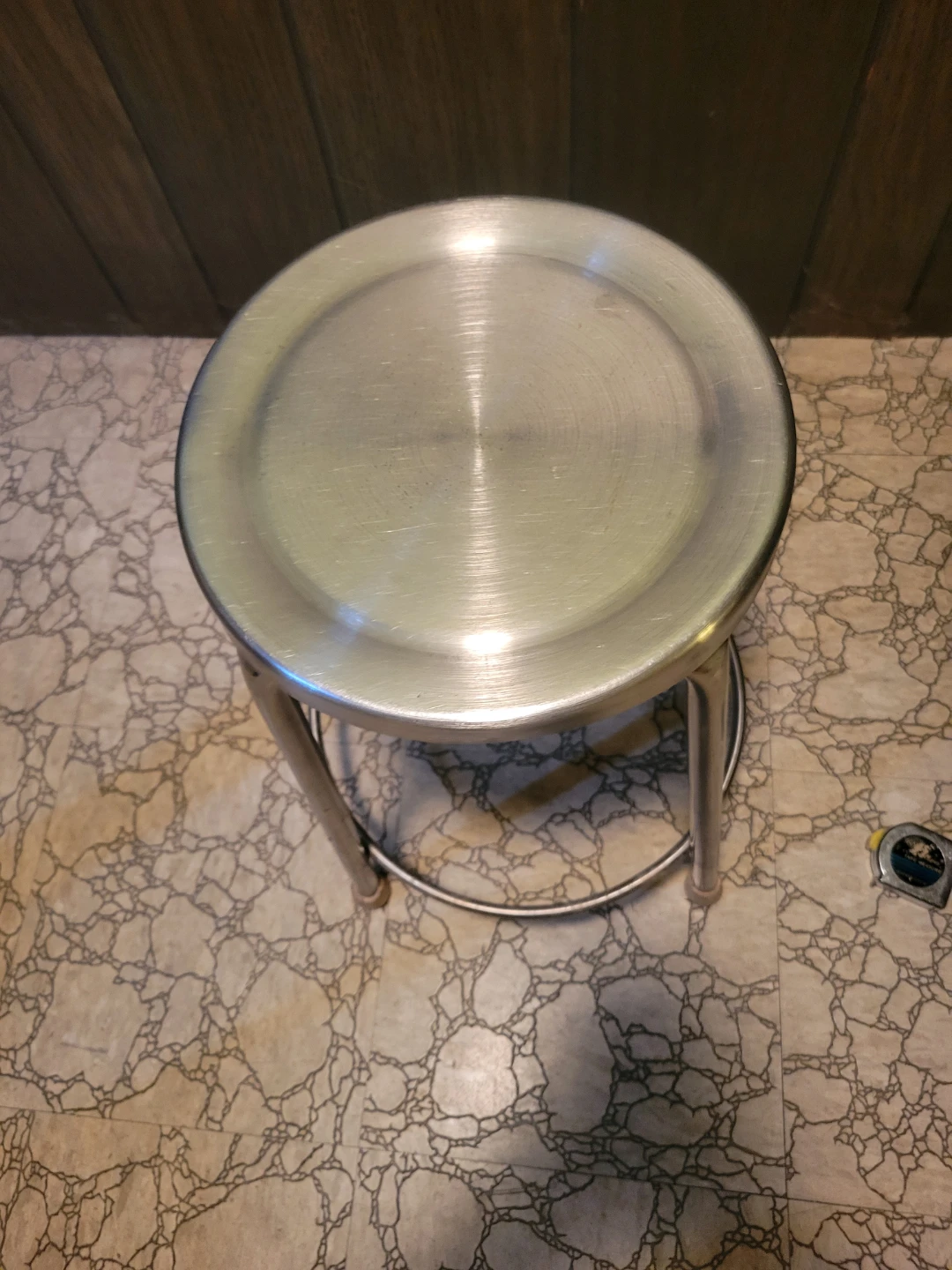 Round Metal Stool - photo 2
