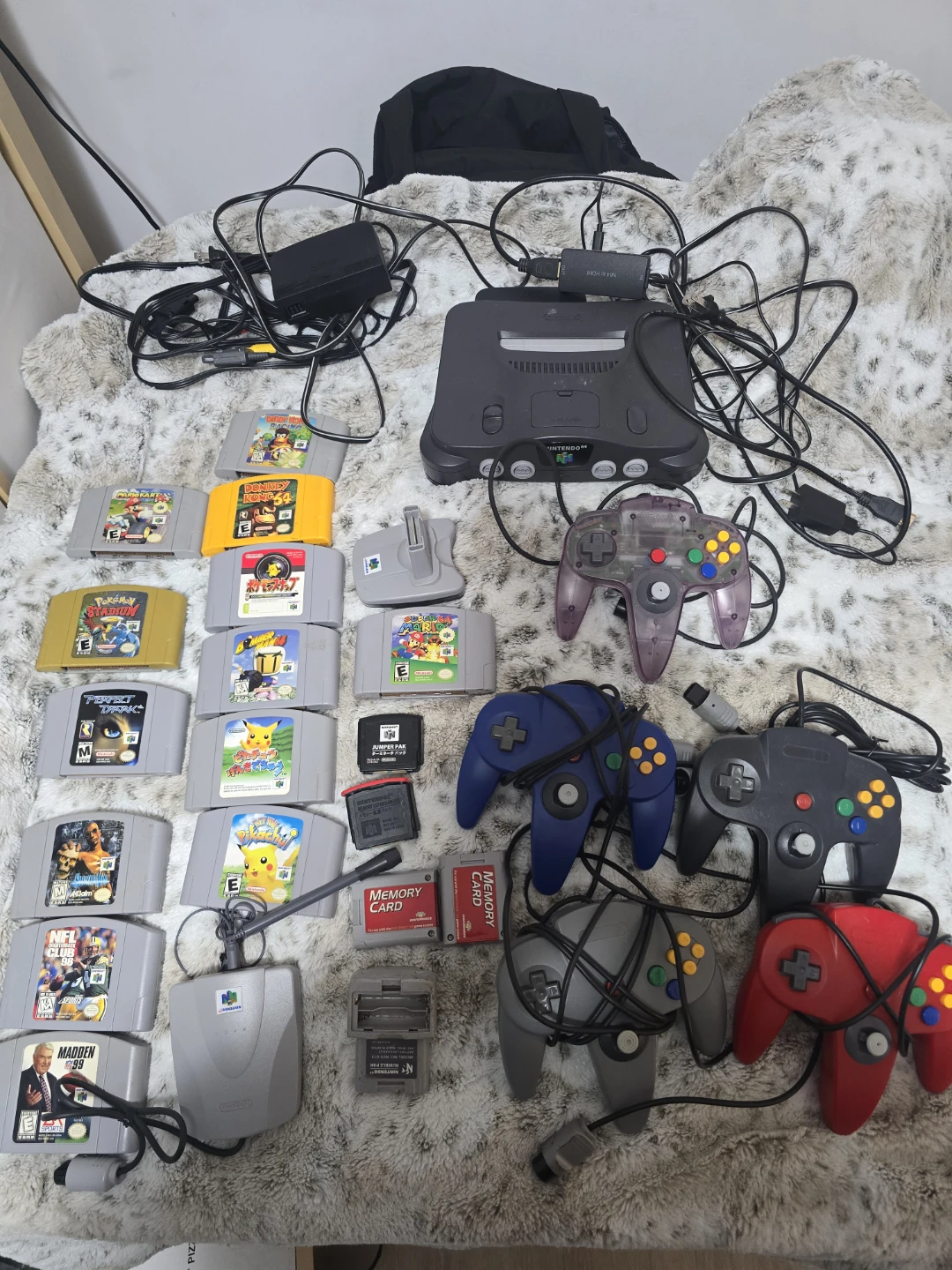 Nintendo 64 Console with Games and Accessories