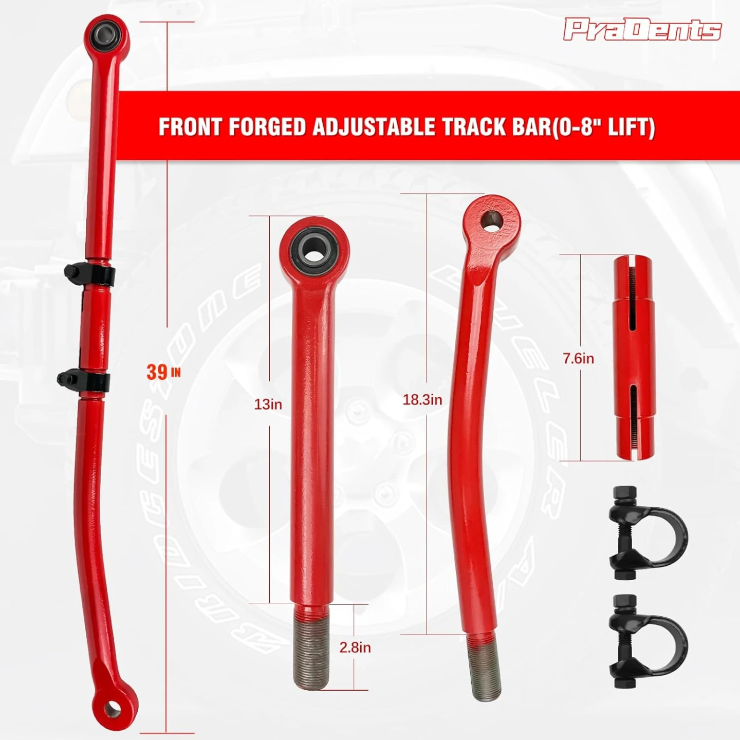 Front Adjustable Track Bar (0-8" Lift) - photo 5