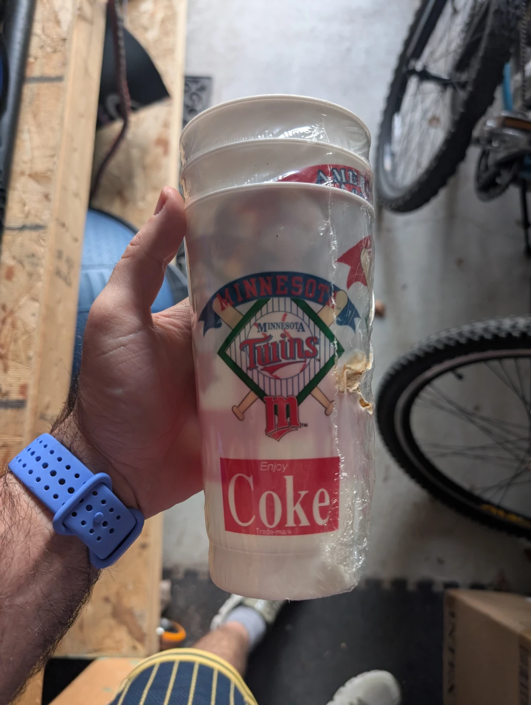 1991 Coca Cola Twins Vs. Blue Jays AL Championship Series Cups - photo 2