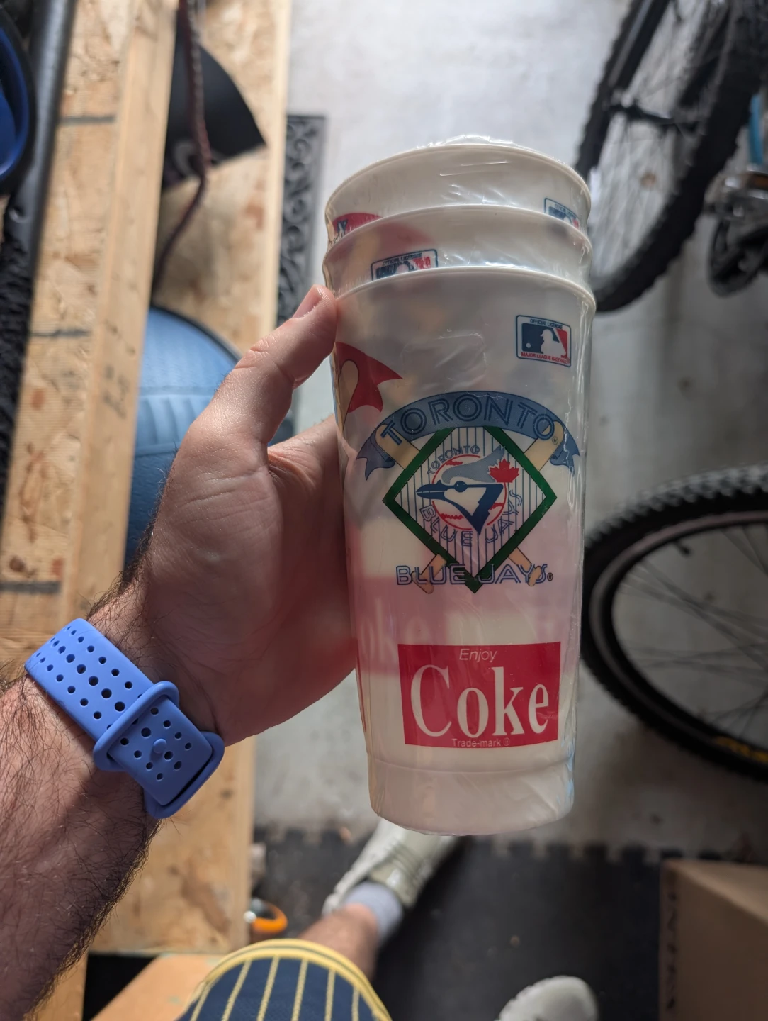 1991 Coca Cola Twins Vs. Blue Jays AL Championship Series Cups - photo 3