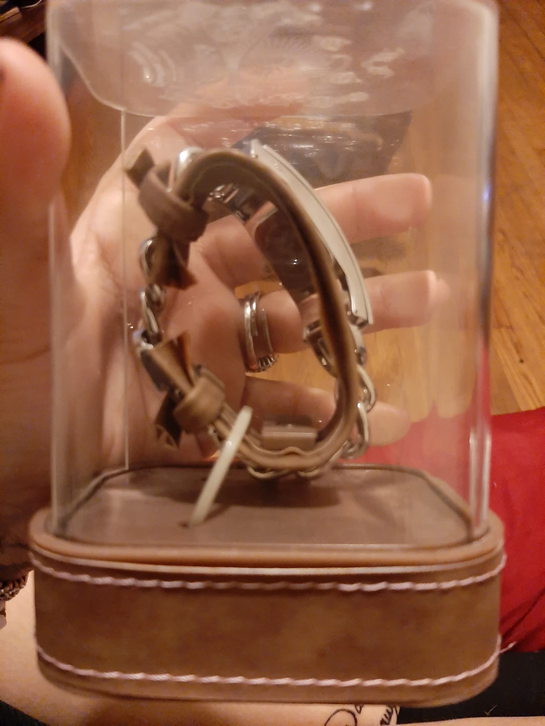 Candie's Watch with Leather and Chain Strap - photo 2