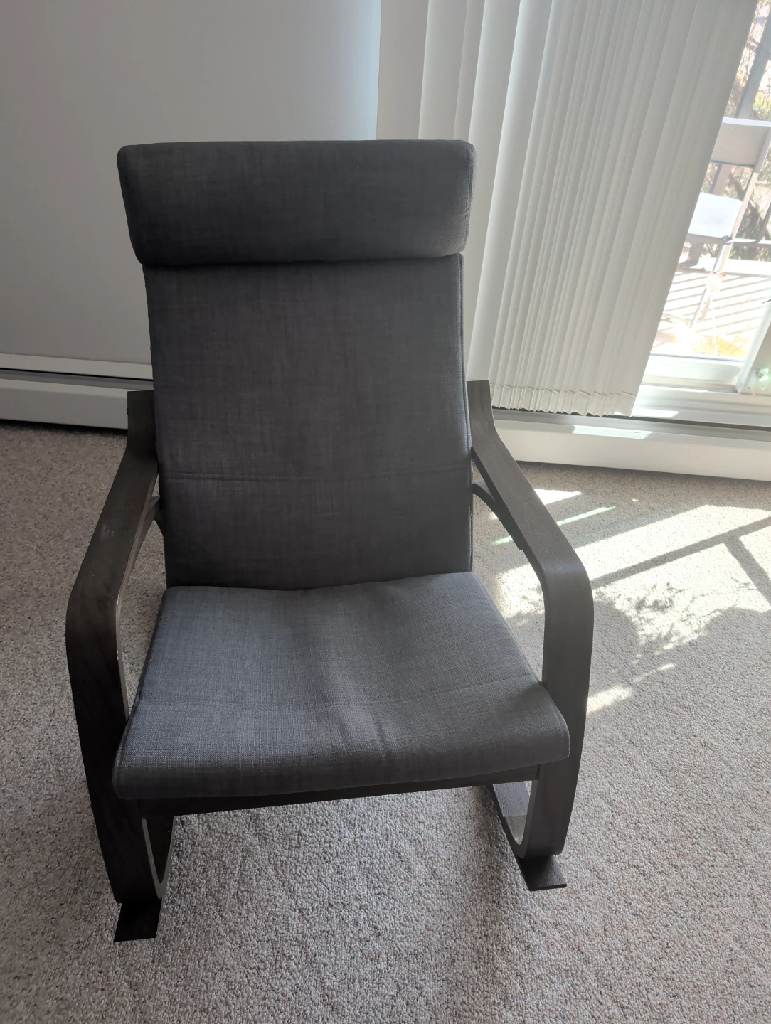 Grey IKEA Rocking Chair