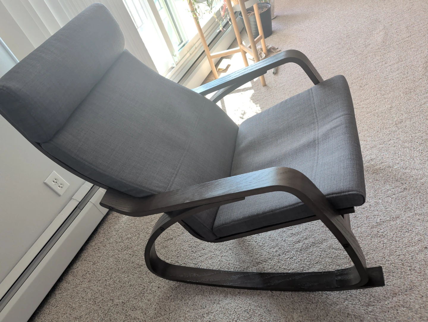 Grey IKEA Rocking Chair - photo 2